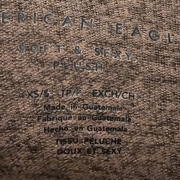 American Eagle size XS cardigan | super soft sweater cardigan | brown - Picture 3 of 4